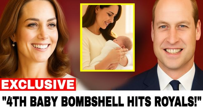 “Catherine’s Heartbreaking Confession After Secret Fourth Child’s Birth Shakes the World” – While the world still thought that Prince William and Princess Catherine’s family would only stop at three children, the Royal Family was suddenly shaken by shocking news: Catherine had secretly given birth to a fourth child in absolute secrecy. But the earthquake did not stop there. In a tearful confession, the beautiful Princess revealed the truth that made millions of people cry – a secret behind this “little angel”, which the palace had tried to keep secret all this time. Amidst the bright flashbulbs and the raging public opinion, Catherine could not hold back her tears, admitting that the pain and sacrifice weighed heavily on her heart.