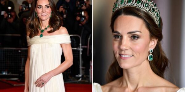 ROYAL STYLE ALERT! Just ONE HOUR AGO, Princess Catherine stepped out in jaw-dropping elegance that left the world speechless! At 43 years old, she proved once again why she’s hailed as the ultimate style icon — dazzling in a breathtaking white off-shoulder gown that radiated pure glamour. But the true surprise? She paired the look with the Queen Mother’s legendary emerald jewelry set  — a priceless royal heirloom shimmering with history and grace. The deep green emeralds against her glowing white gown created a vision of timeless beauty that had fans and fashion experts alike in awe. From her impeccable poise to her radiant smile, Catherine didn’t just attend an event tonight — she delivered a moment in royal fashion history!