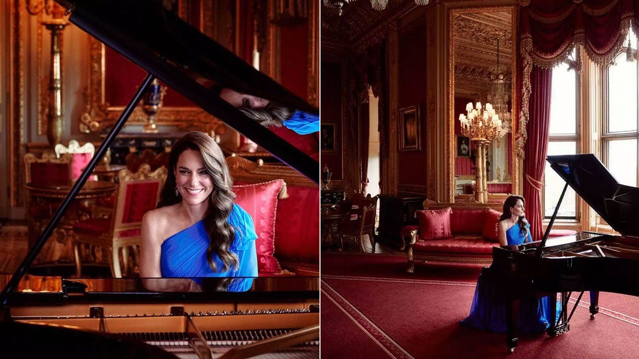Kate Middleton plays the piano in surprise appearance at Eurovision Song  Contest: 'Enjoy the show'