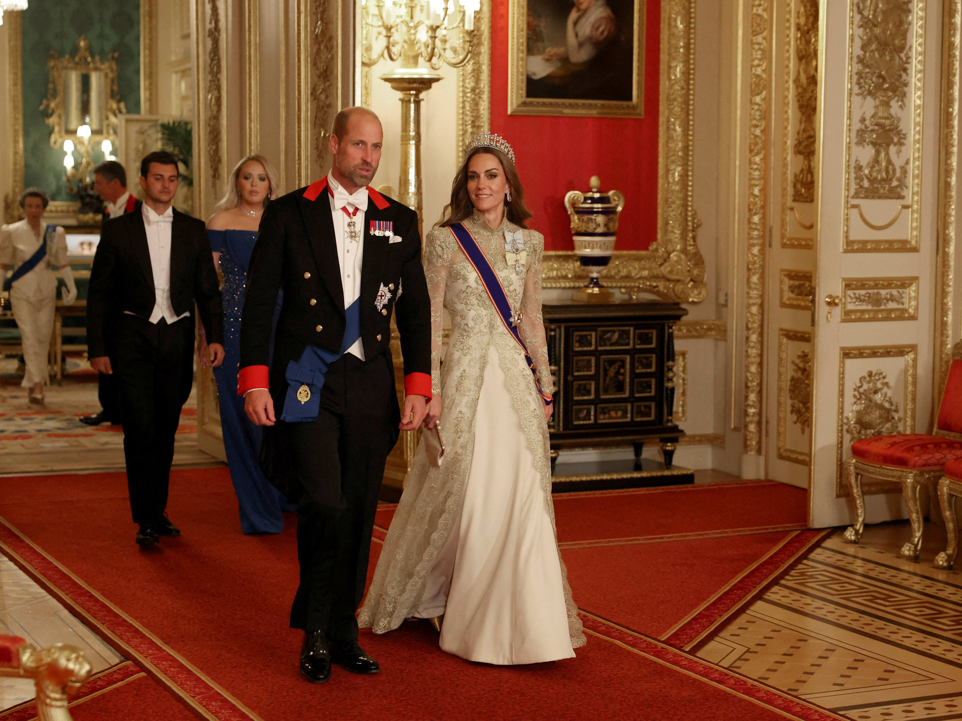 Prince William and Kate Middleton Pose in New State Banquet Photo - Parade