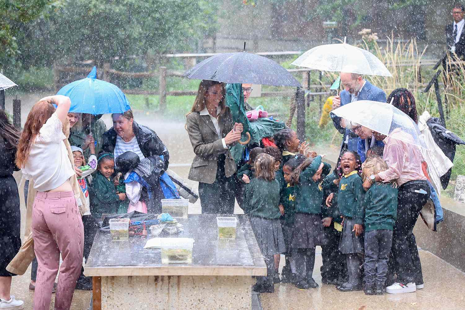 Kate Middleton Goes into Mom Mode When Sudden Rain Disrupts Royal Outing