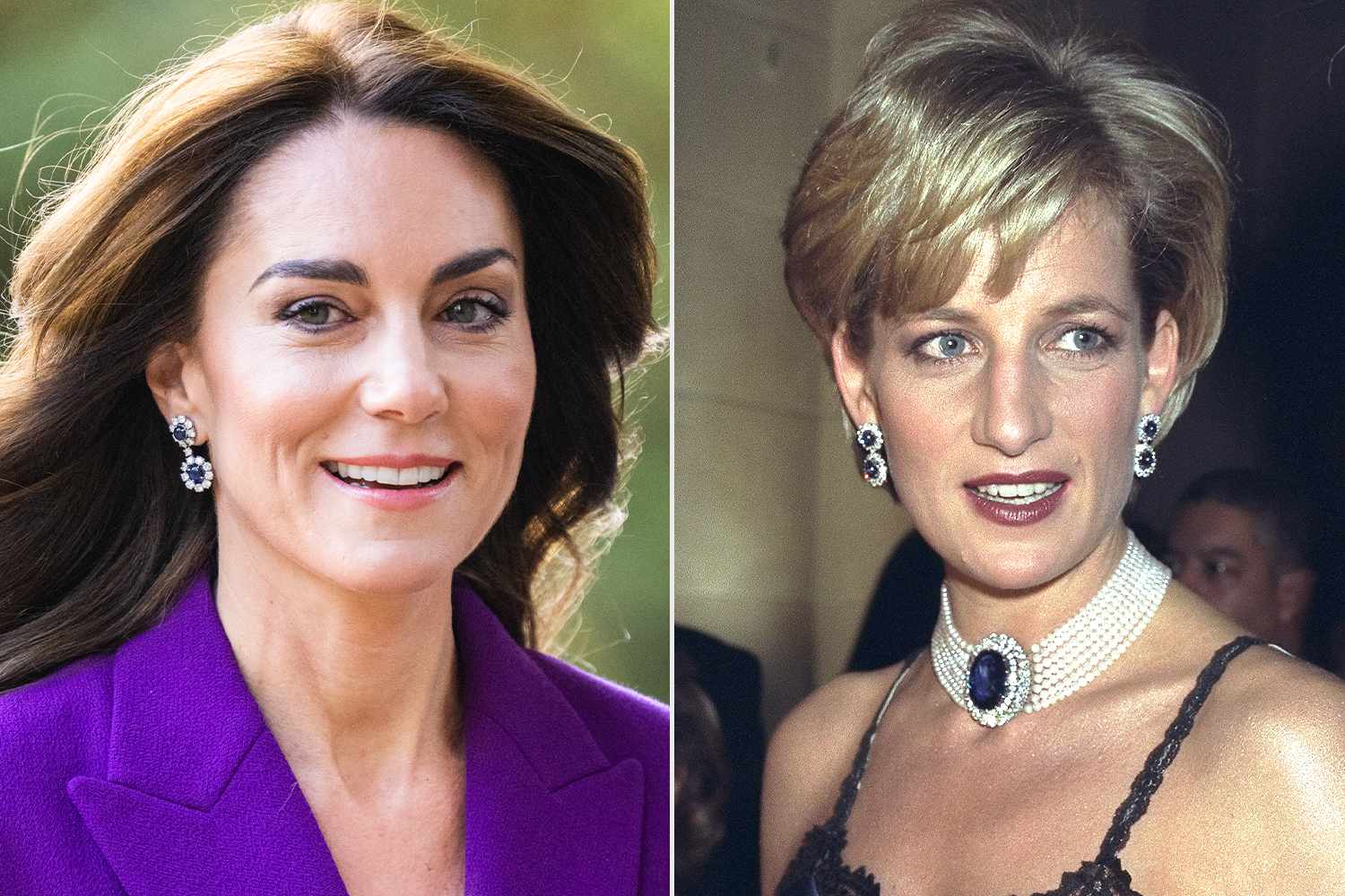 Kate Middleton Wears Princess Diana's Earrings That Match Engagement Ring