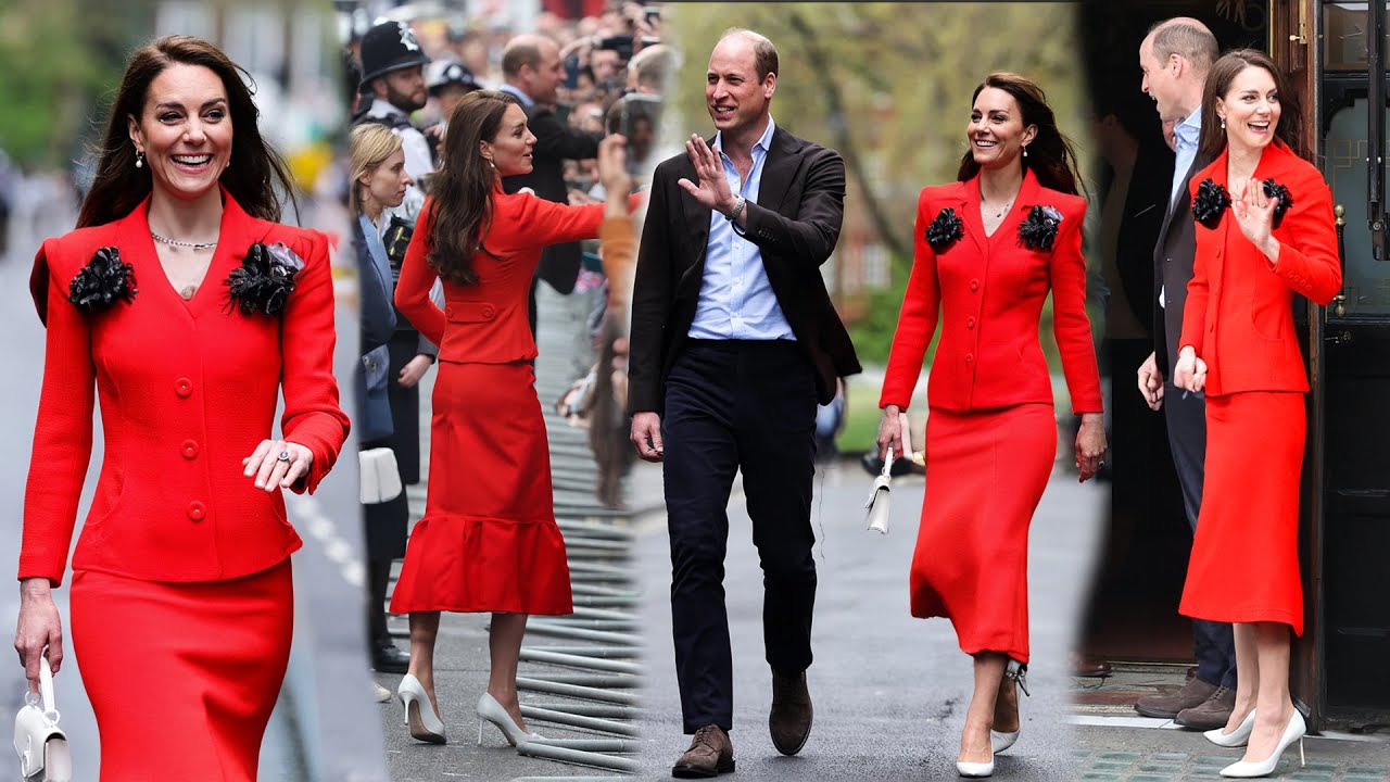William Left Speechless As Catherine Dazzles In A Gorgeous Dress And 'Cha  Cha' Earrings - YouTube