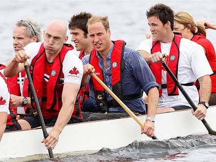 Prince Edward Island: William Beats Kate in Dragon Boat Race