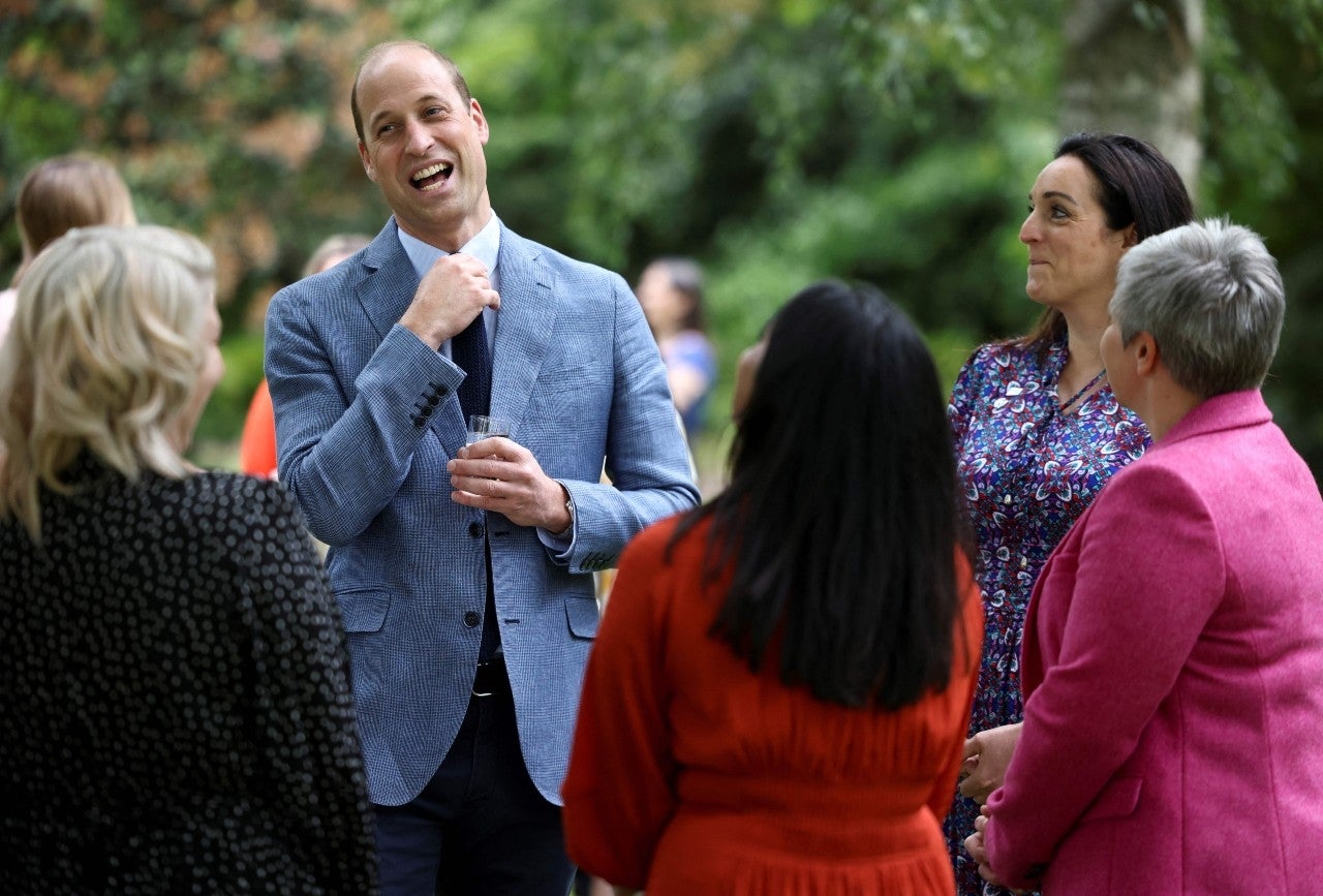 Prince William Hosts Royal Tea Party Solo as Wife Kate Middleton  Self-Isolates Due to COVID Exposure | Entertainment Tonight