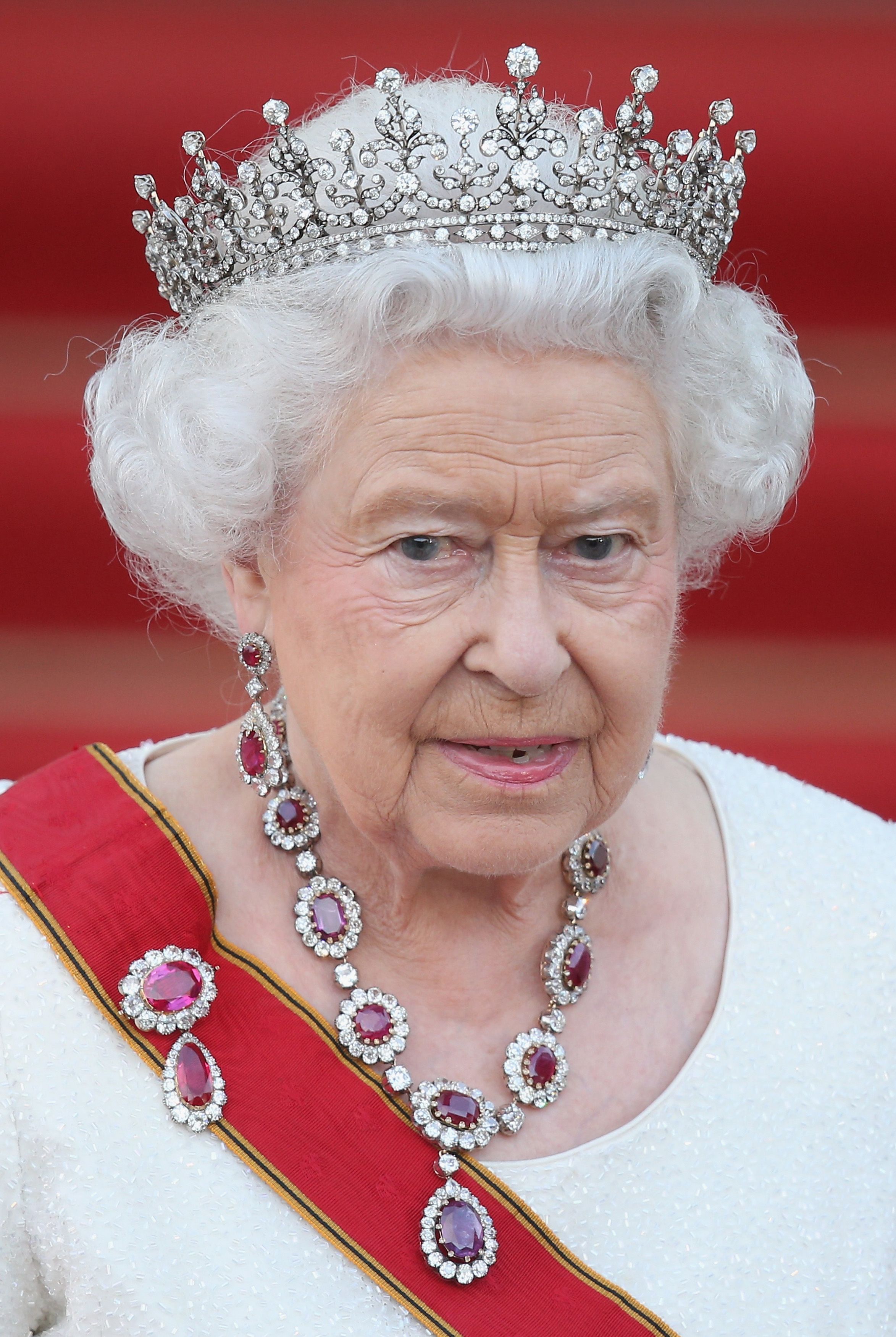 Queen Elizabeth Ii Necklaces Queen Elizabeth S Jewelry Collection Is Kept  Sparkly New Releases