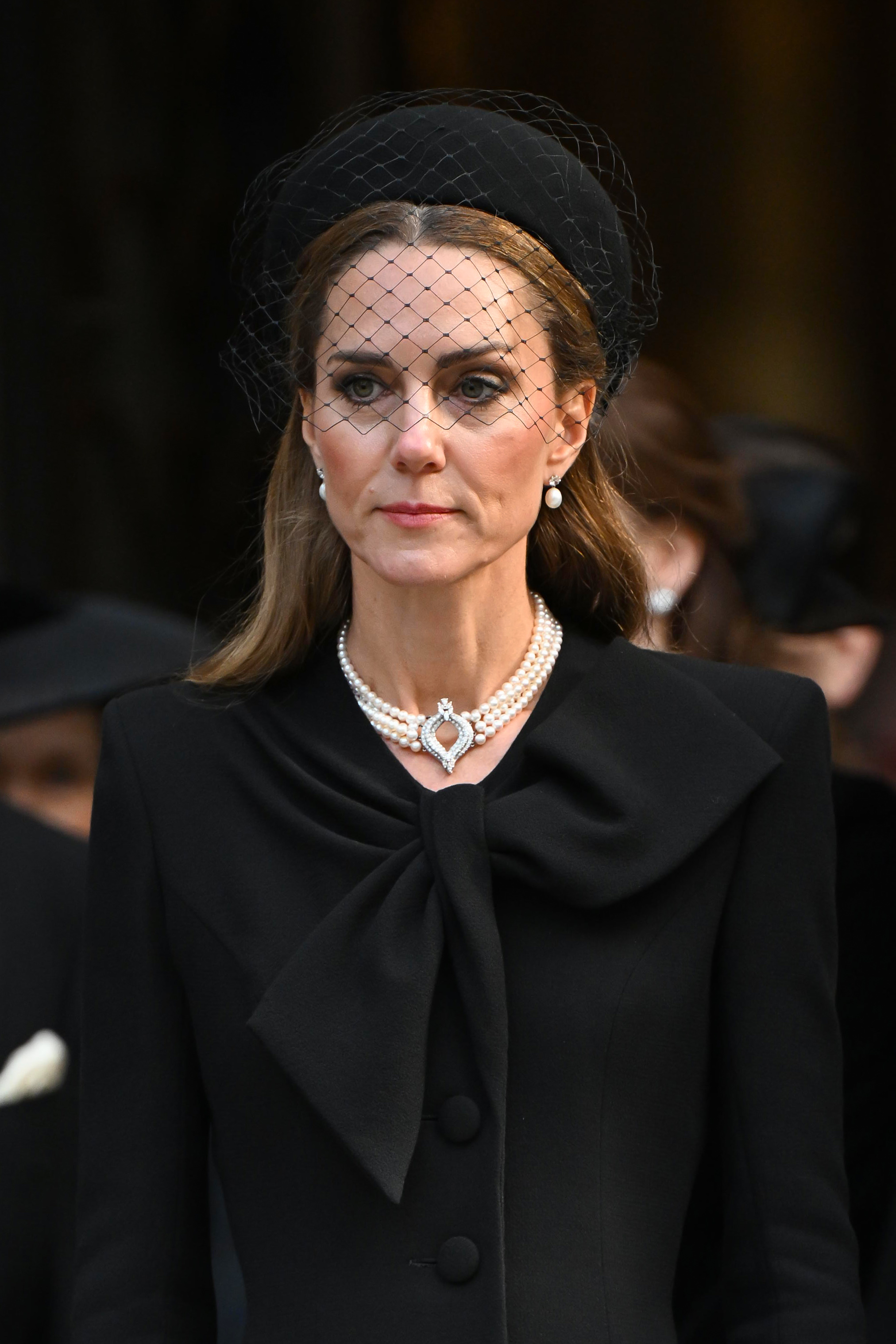 Kate Middleton at the Duchess of Kent's funeral