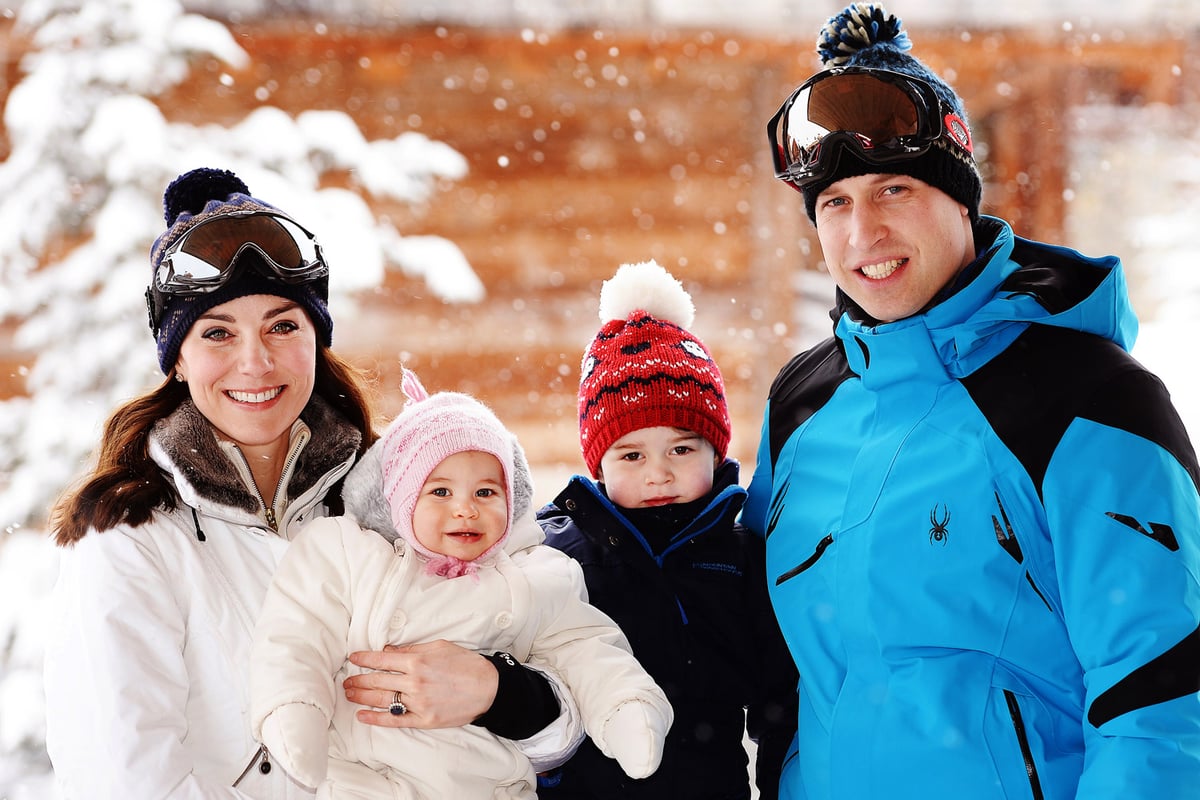 Kate and William frolic in the snow with Princess Charlotte and Prince  George on holiday in the French Alps | London Evening Standard | The  Standard