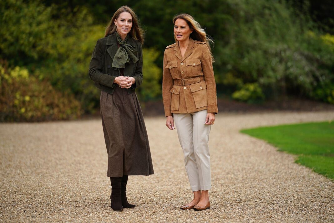 Princess Kate and Melania Trump