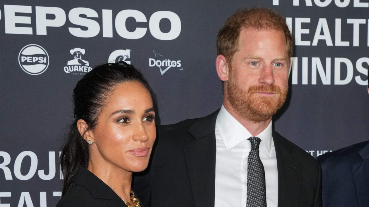 Meghan Markle and Prince Harry have kept royal titles despite being estranged from the monarchy. Picture: Nacion/WireImage.