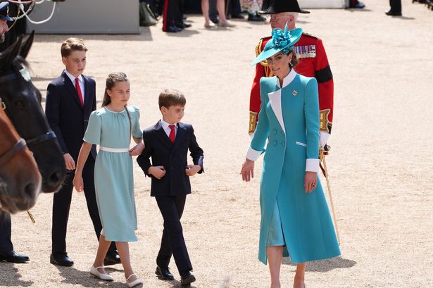Princess Charlotte and Kate wear matching outfits at Trooping the Colour - Cambridgeshire Live