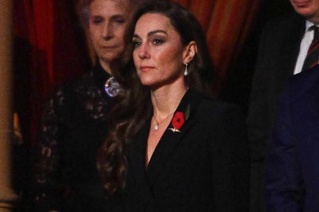 Kate Middleton Appears to Fight Back Tears in Emotional Moment at  Remembrance Event