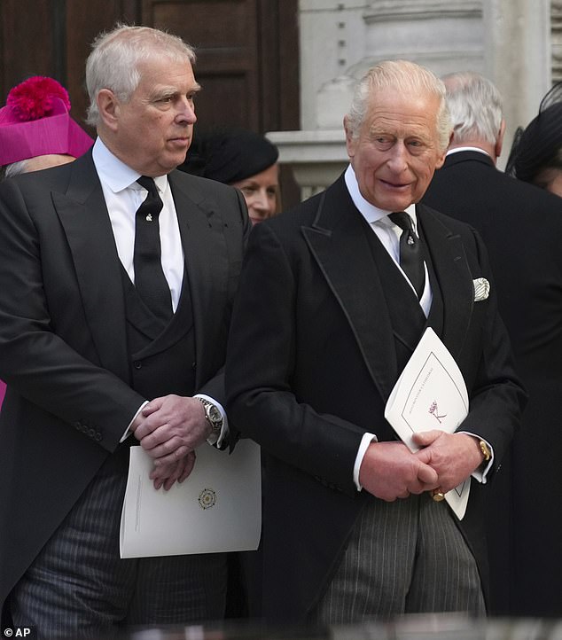 King Charles believes his brother can't cope without a life of luxury so will pay to support him at Sandringham, with servants, and to keep him quiet, Tina Brown has claimed