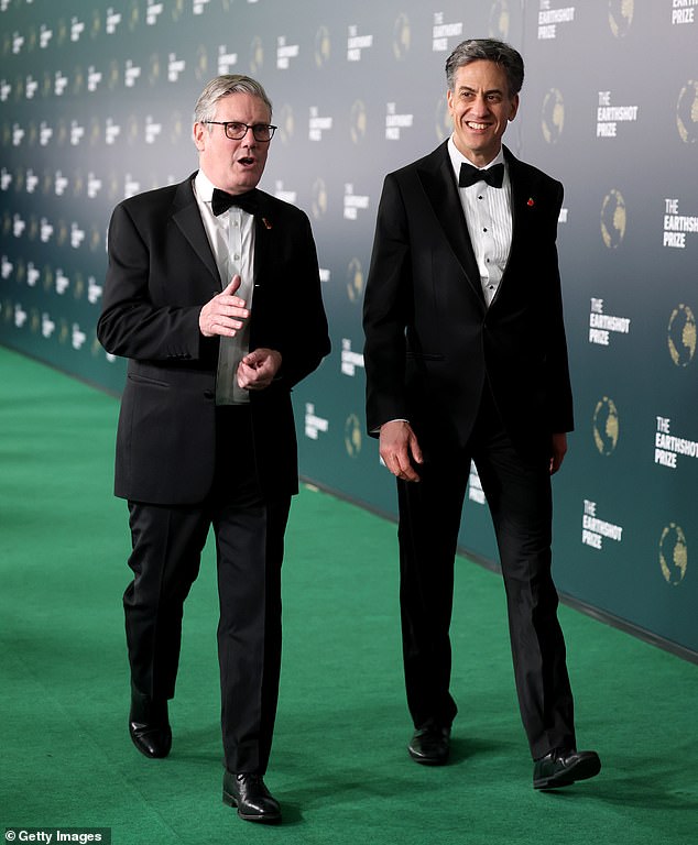 Sir Keir Starmer and Ed Miliband pictured at the event. The summit is bringing together government officials, indigenous leaders and youth advocates