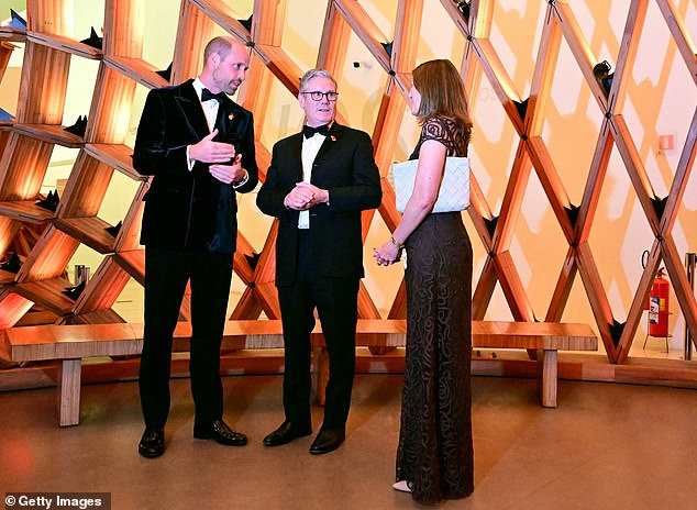 William and the UK Prime Minister attend the fifth annual Earthshot Prize Awards Ceremony