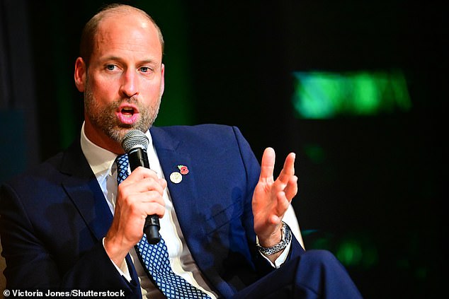 Prince William took part in a 'fireside chat' at Earthshot in Brazil but batted away questions about the Royal Family