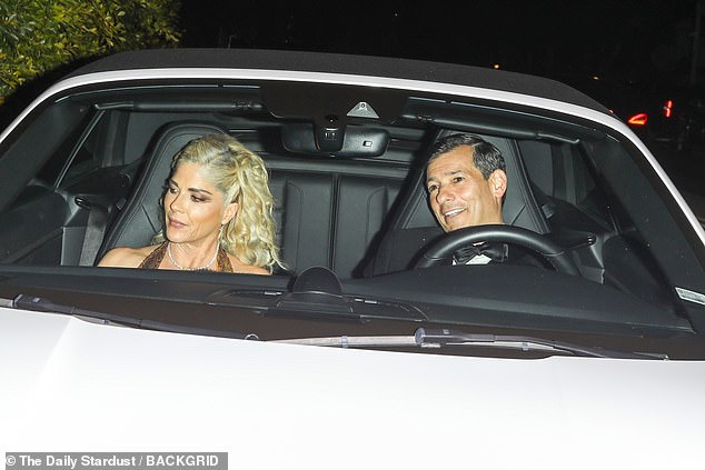 Selma Blair was driven to the event by her businessman boyfriend Andy Kiernan, whom she announced her relationship with last year