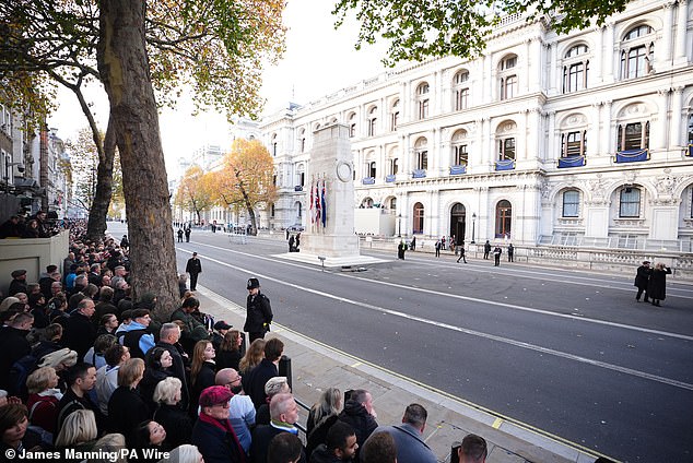 Wreaths will be laid at the Remembrance Sunday service at the Cenotaph in London