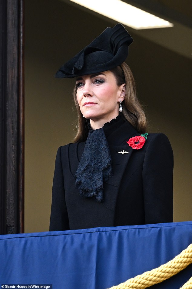 Catherine, Princess of Wales attends the 2025 National Service Of Remembrance