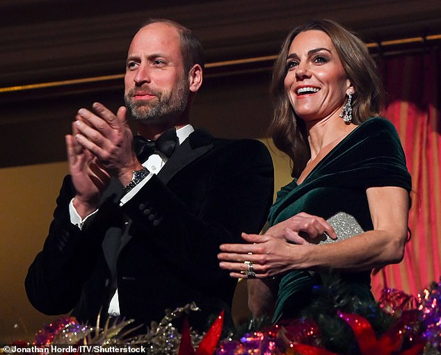 The Prince and Princess of Wales appeared in their element as they attended the event