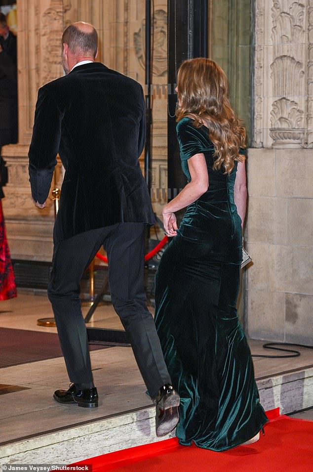 Kate and William's time at the Royal Variety Performance saw the royal couple meeting with some of the performers backstage, including Jessie J and Paddington Bear, the star of the major new West End Show, Paddington The Musical