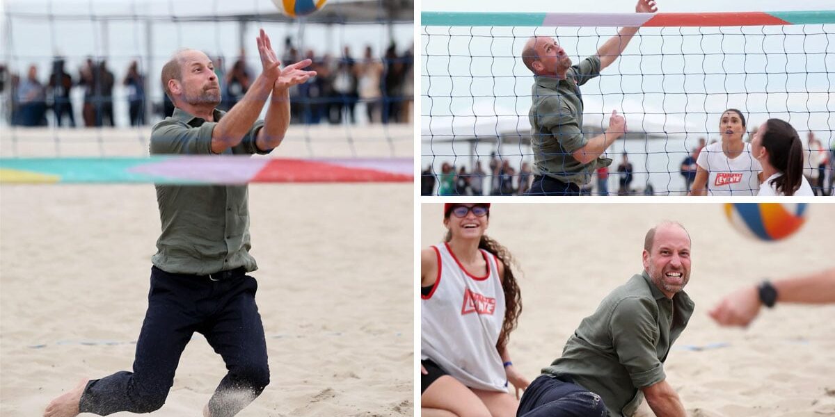 1 HOUR AGO: ‘Uninhibited’ Prince William DIVES Into Sand for Epic Copacabana Volleyball – Rare Candid Moment Melts Fans Hearts