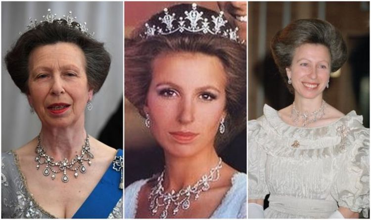 Princess Anne: Her 'dramatic, classic and opulent' necklace worn over five decades | Express.co.uk