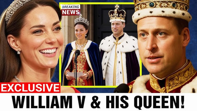 Queen Catherine of Windsor and King William V Step Forward: Britain Witnesses History at Kensington - YouTube