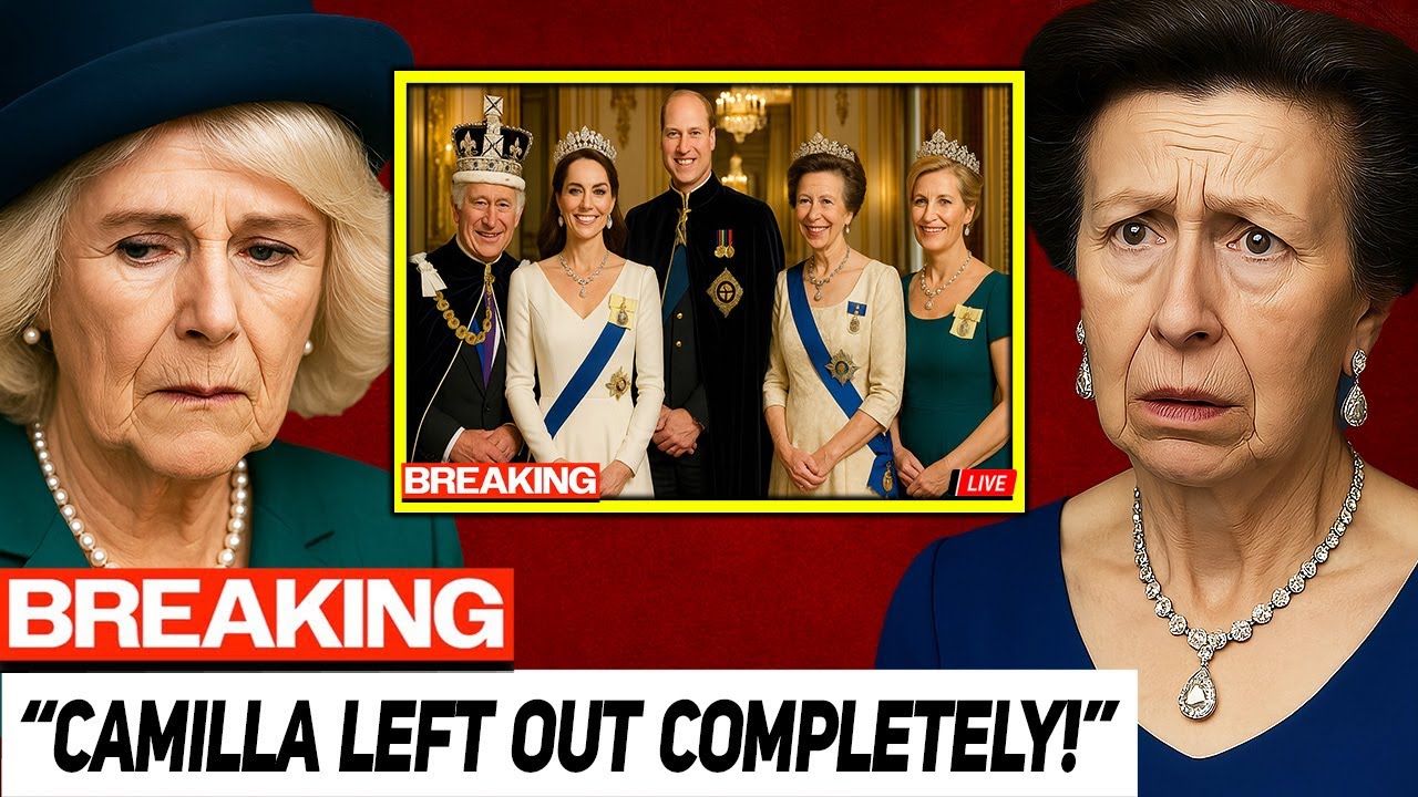 Anne Draws the Line – Bans Camilla From Royal Photoshoot and Stands Strong Beside King and Catherine - YouTube