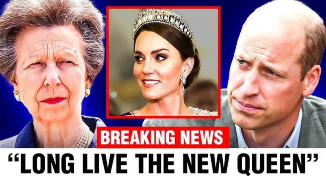 TWO MINUTES AGO: A ROYAL EARTHQUAKE AT BUCKINGHAM PALACE! In an astonishing late-night twist, Prince William and King Charles were reportedly told to STAY OUT — as Princess Anne stepped forward to deliver a crucial message from the Queen herself about Princess Catherine. Witnesses describe the scene as tense and emotional, with royal aides whispering that what Anne revealed “could change everything.” The Queen’s message, said to concern Catherine’s future role and influence, was delivered in private — and neither Charles nor William were allowed in the room. That moment sent shockwaves through the palace. Why was Anne chosen to speak for the Queen? Why were the King and Prince kept out? And what exactly was said that left the royal staff speechless? According to insiders, this wasn’t just a meeting — it was a revelation. One that could shift the balance of power inside the royal family forever. Anne, known for her no-nonsense loyalty and respect for royal tradition, reportedly acted as the Queen’s trusted messenger — delivering words that placed Princess Catherine firmly at the heart of the monarchy’s future. Now, rumors swirl that a new royal alignment is forming — one where Catherine’s grace and quiet strength take center stage, and Anne becomes her fiercest ally. Meanwhile, Charles and William’s absence raises the question the world is now asking: 👉 Is the Queen quietly preparing the world for Catherine’s era? Buckingham Palace hasn’t commented — but one thing’s certain: this story is far from over TWO MINUTES AGO: A ROYAL EARTHQUAKE AT BUCKINGHAM PALACE! In an astonishing late-night twist, Prince William and King Charles were reportedly told to STAY OUT — as Princess Anne stepped forward to deliver a crucial message from the Queen herself about Princess Catherine. Witnesses describe the scene as tense and emotional, with royal aides whispering that what Anne revealed “could change everything.” The Queen’s message, said to concern Catherine’s future role and influence, was delivered in private — and neither Charles nor William were allowed in the room. That moment sent shockwaves through the palace. Why was Anne chosen to speak for the Queen? Why were the King and Prince kept out? And what exactly was said that left the royal staff speechless? According to insiders, this wasn’t just a meeting — it was a revelation. One that could shift the balance of power inside the royal family forever. Anne, known for her no-nonsense loyalty and respect for royal tradition, reportedly acted as the Queen’s trusted messenger — delivering words that placed Princess Catherine firmly at the heart of the monarchy’s future. Now, rumors swirl that a new royal alignment is forming — one where Catherine’s grace and quiet strength take center stage, and Anne becomes her fiercest ally. Meanwhile, Charles and William’s absence raises the question the world is now asking: 👉 Is the Queen quietly preparing the world for Catherine’s era? Buckingham Palace hasn’t commented — but one thing’s certain: this story is far from over