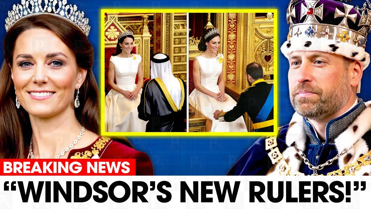 Prince William &Catherine Take Charge at Windsor,Hosting Kuwait Heir and Signaling Imminent Kingship