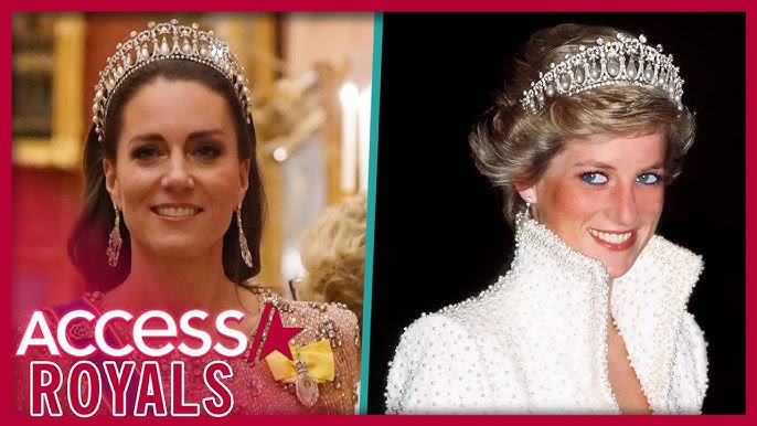 Kate Middleton SPARKLES In Princess Diana's Rare Tiara - YouTube