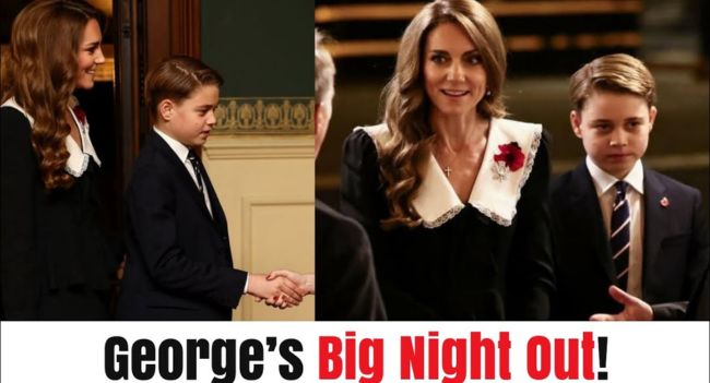 “THE MAKING OF A KING” — Prince George Stuns the Nation with His Poise and Presence at the Festival of Remembrance. In a moment that left the entire Royal Albert Hall in awed silence, Prince George, just 12 years old, stepped into the spotlight — not as a child, but as a true heir to the throne. Standing tall beside his mother, The Princess of Wales, the young prince carried himself with a calm dignity that spoke volumes about the royal blood that runs through his veins. Every glance, every gesture reflected composure far beyond his years. Observers couldn’t help but describe the scene as “a glimpse into Britain’s future” — a breathtaking display of legacy, leadership, and quiet confidence. With Prince William away on official duty, George’s graceful presence filled the moment with meaning. His poise was effortless, his demeanor regal, and his bond with his mother a touching reminder of the strength and continuity that define the modern monarchy. As the music swelled and the nation watched, one thing became undeniably clear: the next chapter of royal history is already being written — and it begins with this young prince “THE MAKING OF A KING” — Prince George Stuns the Nation with His Poise and Presence at the Festival of Remembrance. In a moment that left the entire Royal Albert Hall in awed silence, Prince George, just 12 years old, stepped into the spotlight — not as a child, but as a true heir to the throne. Standing tall beside his mother, The Princess of Wales, the young prince carried himself with a calm dignity that spoke volumes about the royal blood that runs through his veins. Every glance, every gesture reflected composure far beyond his years. Observers couldn’t help but describe the scene as “a glimpse into Britain’s future” — a breathtaking display of legacy, leadership, and quiet confidence. With Prince William away on official duty, George’s graceful presence filled the moment with meaning. His poise was effortless, his demeanor regal, and his bond with his mother a touching reminder of the strength and continuity that define the modern monarchy. As the music swelled and the nation watched, one thing became undeniably clear: the next chapter of royal history is already being written — and it begins with this young prince