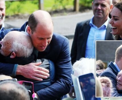 “Sometimes, compassion breaks protocol.” It was meant to be a routine royal engagement — but what happened next in Glasgow ’22 became one of the most unforgettable moments of Prince William’s public life. As he met locals outside a community outreach center, one elderly man — Mr. Burns, a grandfather of 25 — stepped forward to share his story. He spoke softly of his years of struggle with homelessness… and the unbearable grief of losing his wife. The crowd went silent. His voice trembled. And then, in a moment that no one saw coming, Prince William set aside every royal rule. He stepped forward, reached out — and pulled the pensioner into a hug. For several seconds, the world seemed to stop. The two men held on tightly — one finding comfort, the other showing a kind of leadership no crown could ever define. It was raw, real, and profoundly human. Witnesses said tears streamed down Mr. Burns’ face as he whispered his thanks. “He didn’t just listen… he felt my pain,” the man later said. That simple act — one hug — spoke louder than any speech or title ever could “Sometimes, compassion breaks protocol.” It was meant to be a routine royal engagement — but what happened next in Glasgow ’22 became one of the most unforgettable moments of Prince William’s public life. As he met locals outside a community outreach center, one elderly man — Mr. Burns, a grandfather of 25 — stepped forward to share his story. He spoke softly of his years of struggle with homelessness… and the unbearable grief of losing his wife. The crowd went silent. His voice trembled. And then, in a moment that no one saw coming, Prince William set aside every royal rule. He stepped forward, reached out — and pulled the pensioner into a hug. For several seconds, the world seemed to stop. The two men held on tightly — one finding comfort, the other showing a kind of leadership no crown could ever define. It was raw, real, and profoundly human. Witnesses said tears streamed down Mr. Burns’ face as he whispered his thanks. “He didn’t just listen… he felt my pain,” the man later said. That simple act — one hug — spoke louder than any speech or title ever could