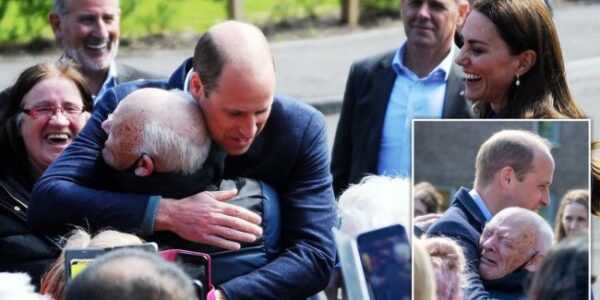 “Sometimes, compassion breaks protocol.” It was meant to be a routine royal engagement — but what happened next in Glasgow ’22 became one of the most unforgettable moments of Prince William’s public life. As he met locals outside a community outreach center, one elderly man — Mr. Burns, a grandfather of 25 — stepped forward to share his story. He spoke softly of his years of struggle with homelessness… and the unbearable grief of losing his wife. The crowd went silent. His voice trembled. And then, in a moment that no one saw coming, Prince William set aside every royal rule. He stepped forward, reached out — and pulled the pensioner into a hug. For several seconds, the world seemed to stop. The two men held on tightly — one finding comfort, the other showing a kind of leadership no crown could ever define. It was raw, real, and profoundly human. Witnesses said tears streamed down Mr. Burns’ face as he whispered his thanks. “He didn’t just listen… he felt my pain,” the man later said. That simple act — one hug — spoke louder than any speech or title ever could “Sometimes, compassion breaks protocol.” It was meant to be a routine royal engagement — but what happened next in Glasgow ’22 became one of the most unforgettable moments of Prince William’s public life. As he met locals outside a community outreach center, one elderly man — Mr. Burns, a grandfather of 25 — stepped forward to share his story. He spoke softly of his years of struggle with homelessness… and the unbearable grief of losing his wife. The crowd went silent. His voice trembled. And then, in a moment that no one saw coming, Prince William set aside every royal rule. He stepped forward, reached out — and pulled the pensioner into a hug. For several seconds, the world seemed to stop. The two men held on tightly — one finding comfort, the other showing a kind of leadership no crown could ever define. It was raw, real, and profoundly human. Witnesses said tears streamed down Mr. Burns’ face as he whispered his thanks. “He didn’t just listen… he felt my pain,” the man later said. That simple act — one hug — spoke louder than any speech or title ever could