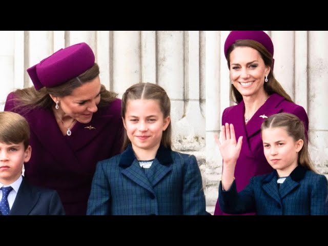 Princess Catherine and Charlotte Share Sweet Mother Daughter Moments at  Buckingham Palace