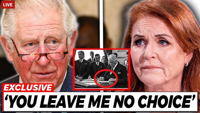 King Charles Set to BANISH Sarah Ferguson Over BOMBSHELL Epstein Email? - YouTube