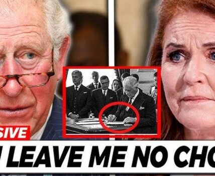 ROYAL SHOCKWAVE — Court insiders are whispering that the moment Sarah Ferguson relinquished her title, King Charles stunned the entire family by signing an order transferring those former powers directly to Princess Charlotte — a child — bypassing every adult royal in line. William and Kate were said to be blindsided, watching as the King delivered the decision without a meeting, without warning, and with just eight words that froze the room into silence. Palace watchers now believe this “Charlotte first” move is the clearest sign yet of a generational reset happening inside the monarchy — one that rewrites who matters now, not later.  The unanswered question gripping Windsor tonight is simple: if a child was chosen with eight words behind closed doors, what does the Crown intend to do next in full view of the world?