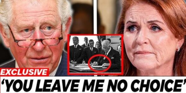 ROYAL SHOCKWAVE — Court insiders are whispering that the moment Sarah Ferguson relinquished her title, King Charles stunned the entire family by signing an order transferring those former powers directly to Princess Charlotte — a child — bypassing every adult royal in line. William and Kate were said to be blindsided, watching as the King delivered the decision without a meeting, without warning, and with just eight words that froze the room into silence. Palace watchers now believe this “Charlotte first” move is the clearest sign yet of a generational reset happening inside the monarchy — one that rewrites who matters now, not later.  The unanswered question gripping Windsor tonight is simple: if a child was chosen with eight words behind closed doors, what does the Crown intend to do next in full view of the world?