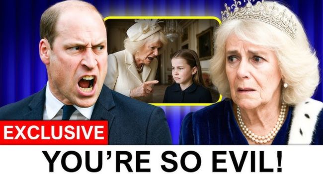BREAKING ROYAL RUMORS! Social media is in full meltdown after new reports claim Prince William “reacted angrily” to Queen Camilla over something allegedly involving Princess Charlotte. Royal commentators say the tension — if true — would mark one of the sharpest private rifts between the Wales household and the King’s wife since the coronation. Nothing has been confirmed by the Palace, but the chatter alone has royal watchers glued to their screens, asking what could have pushed the normally composed William to the edge — and whether this was a one-time flare-up or a sign of something deeper behind palace walls. And now insiders are hinting that the incident may not be about Charlotte herself — but about what Camilla reportedly did behind William’s back… BREAKING ROYAL RUMORS! Social media is in full meltdown after new reports claim Prince William “reacted angrily” to Queen Camilla over something allegedly involving Princess Charlotte. Royal commentators say the tension — if true — would mark one of the sharpest private rifts between the Wales household and the King’s wife since the coronation. Nothing has been confirmed by the Palace, but the chatter alone has royal watchers glued to their screens, asking what could have pushed the normally composed William to the edge — and whether this was a one-time flare-up or a sign of something deeper behind palace walls. And now insiders are hinting that the incident may not be about Charlotte herself — but about what Camilla reportedly did behind William’s back…