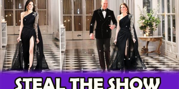 OMG!! Princess Catherine STEALS THE LIMELIGHT In the  Most Sexiest & Mysterious Black Gown Left Fans Crazy!