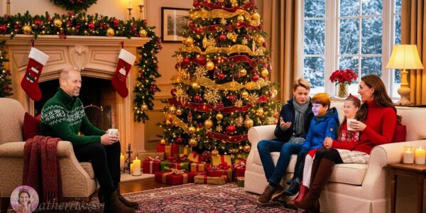 Forest Lodge Christmas Magic: George, Charlotte & Louis Join Mum Catherine Decorate Christmas Tree – A Heart-Melting Family Moment That Has the Nation Swooning! 😭🎄❤️