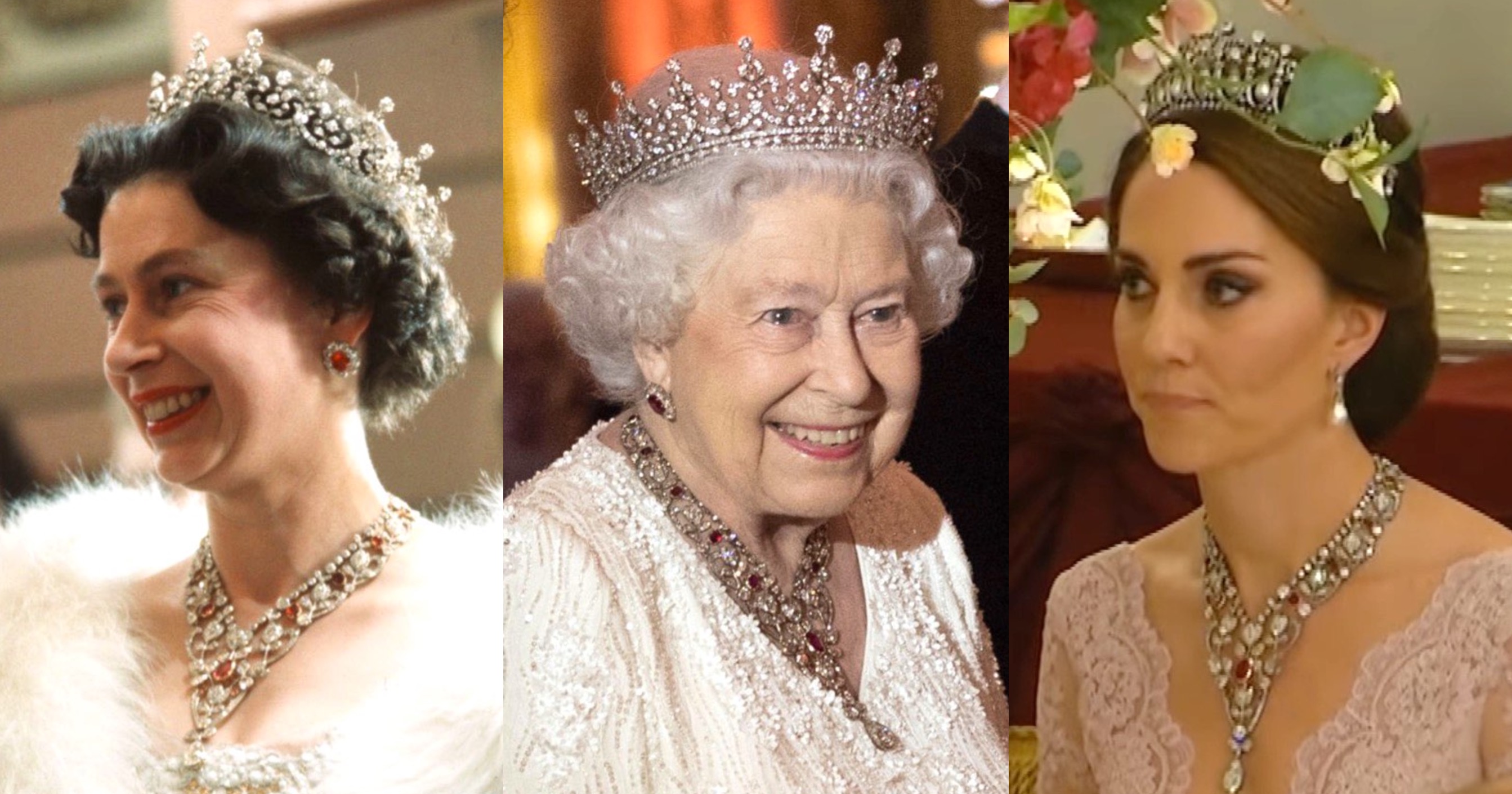 Greville Ruby Floral Bandeau Necklace | The Royal Watcher