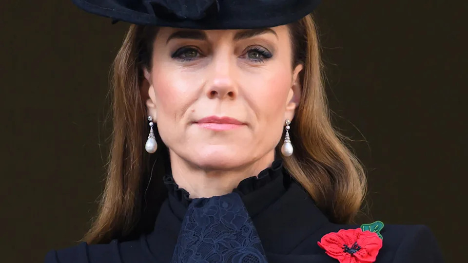 Princess Kate Middleton Pays Tribute to Princess Diana on Remembrance Day 2025Getty