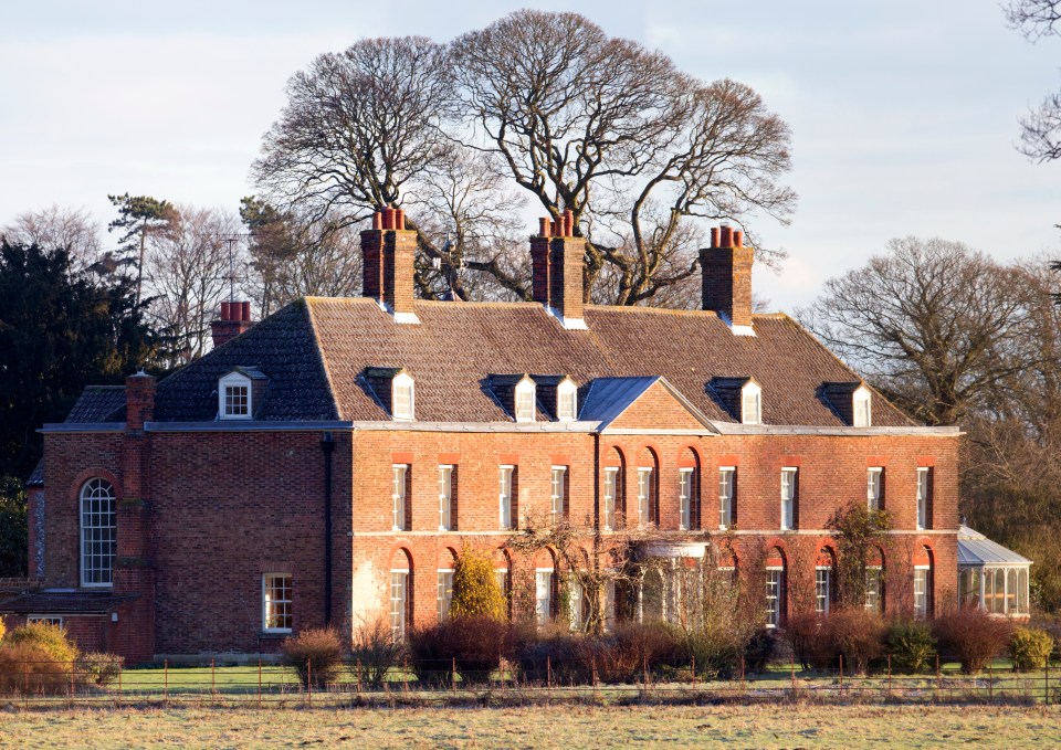 Anmer Hall on the Sandringham Estate.