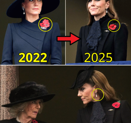 BREAKING TODAY: Princess Catherine STUNS in black Catherine Walker coat and Diana’s iconic pearl earrings on Remembrance Sunday Balcony – Camilla left SPEECHLESS by her hidden message! BREAKING TODAY: Princess Catherine STUNS in black Catherine Walker coat and Diana’s iconic pearl earrings on Remembrance Sunday Balcony – Camilla left SPEECHLESS by her hidden message!
