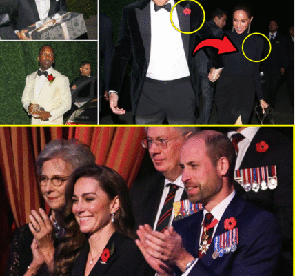 Princess Catherine STUNS In Diana’s Pearl Earrring And Black Dress As She Debuts NEW BROOCH At Remembrance Sunday Service – HIDDDEN Message Behind RAF Wings on the Future Queen’s Left Breast SH0CKED Everyone😭💔