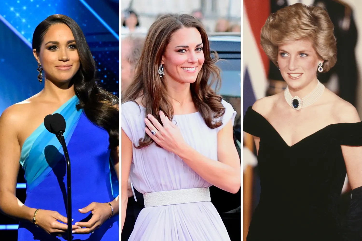 Meghan Markle, Kate Middleton and Princess Diana's Top U.S. Fashion Moments  - Newsweek