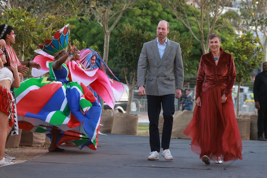 Prince William and Hannah Jones arriving at Earthshot Prize Awards