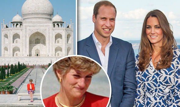 Prince William and Kate Middleton follow footsteps of Princess Diana with  India visit | Royal | News | Express.co.uk